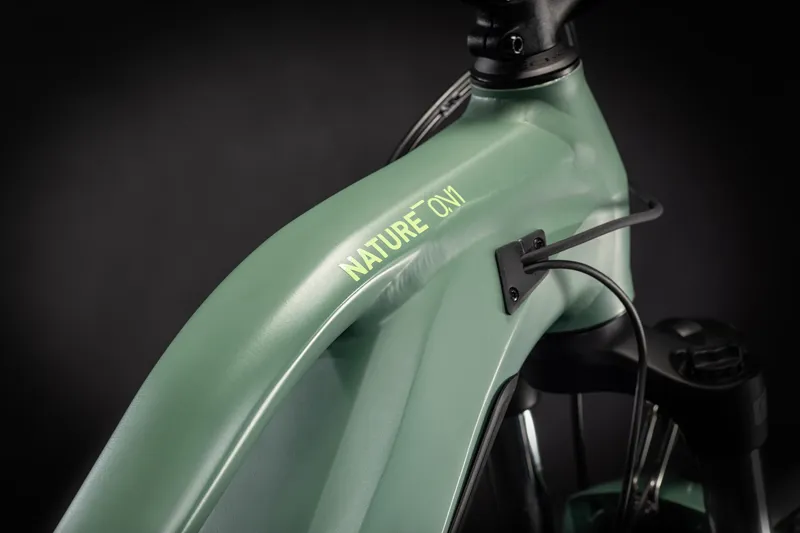 CUBE Nature Hybrid One 500wh All-Road Electric Bike Green/Sharp Green -2
