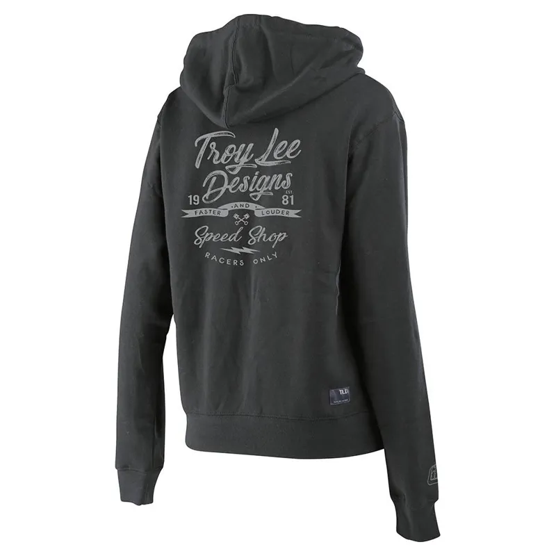 Troy Lee Designs Widow Maker Pullover Womens Hoodie Gunmetal Heather -1