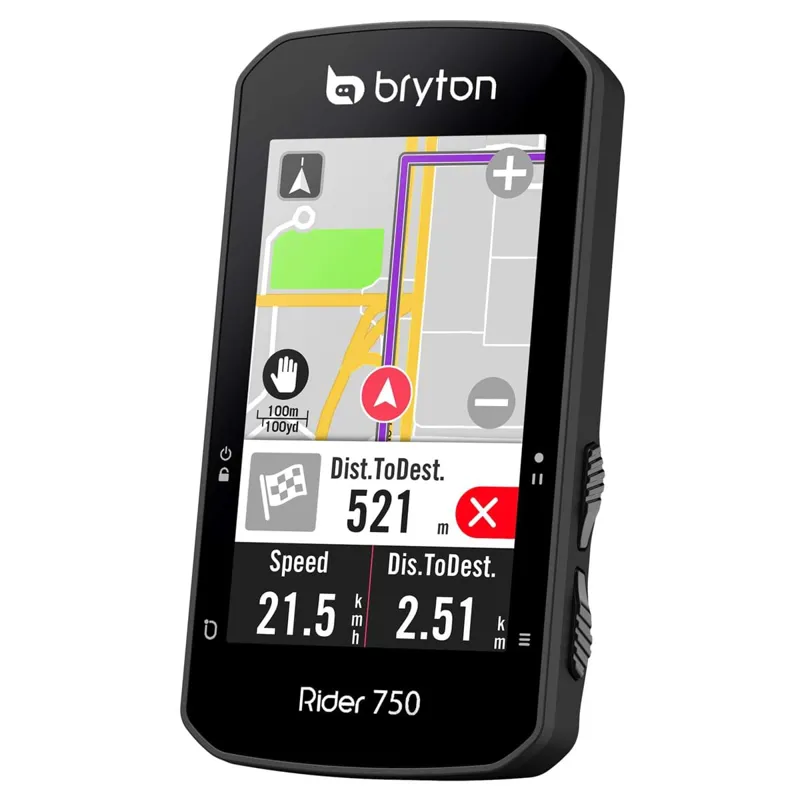 BRYTON Rider 750e GPS Wireless Cycle Computer Black-1