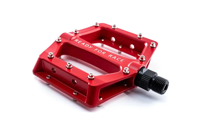 Cube RFR Flat CMPT Aluminium Pedals Red-4