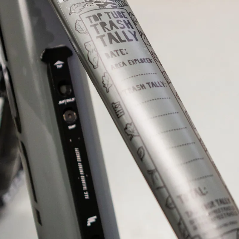 HKT Trash Free Trails collaboration XL Frame Protection White-1