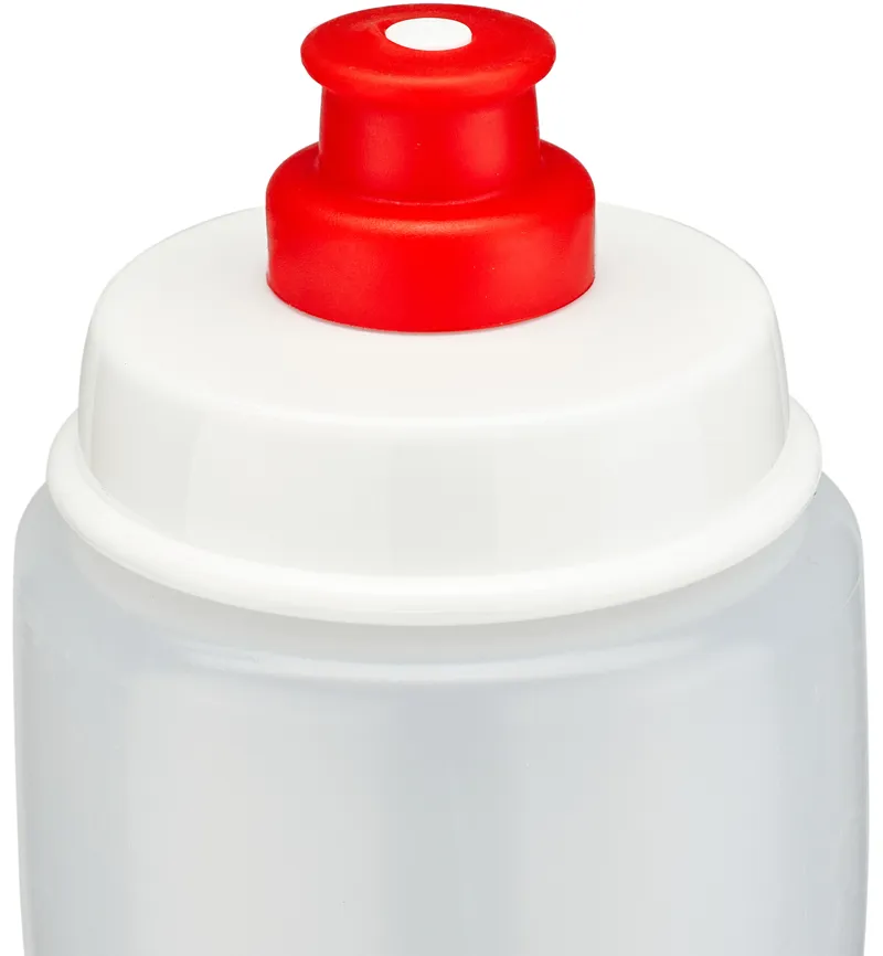 Elite Jet 950ml Hydration Bike Bottle Clear/Red -2