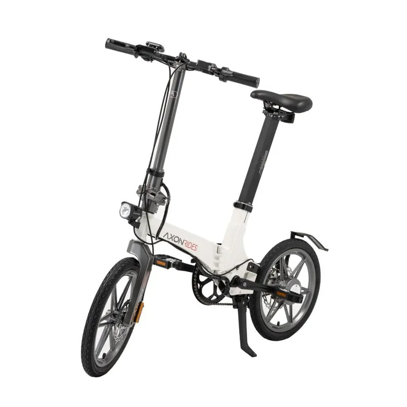 Axon Rides Pro Electric Folding Bike Ivory White-1