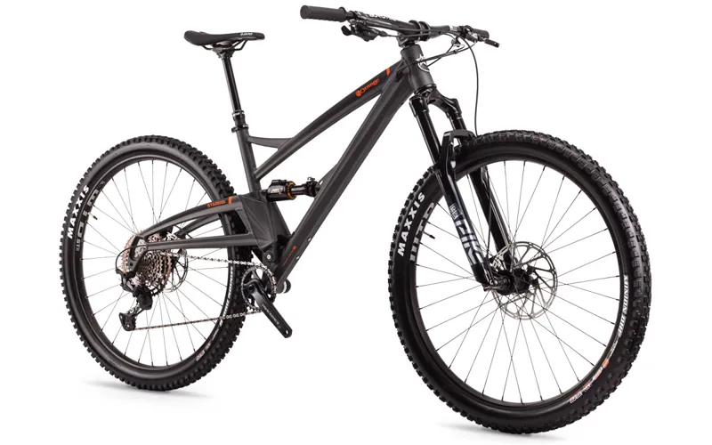 Orange Stage Evo Pro Line Mountain Bike 2022 Matt Charcoal Grey -1