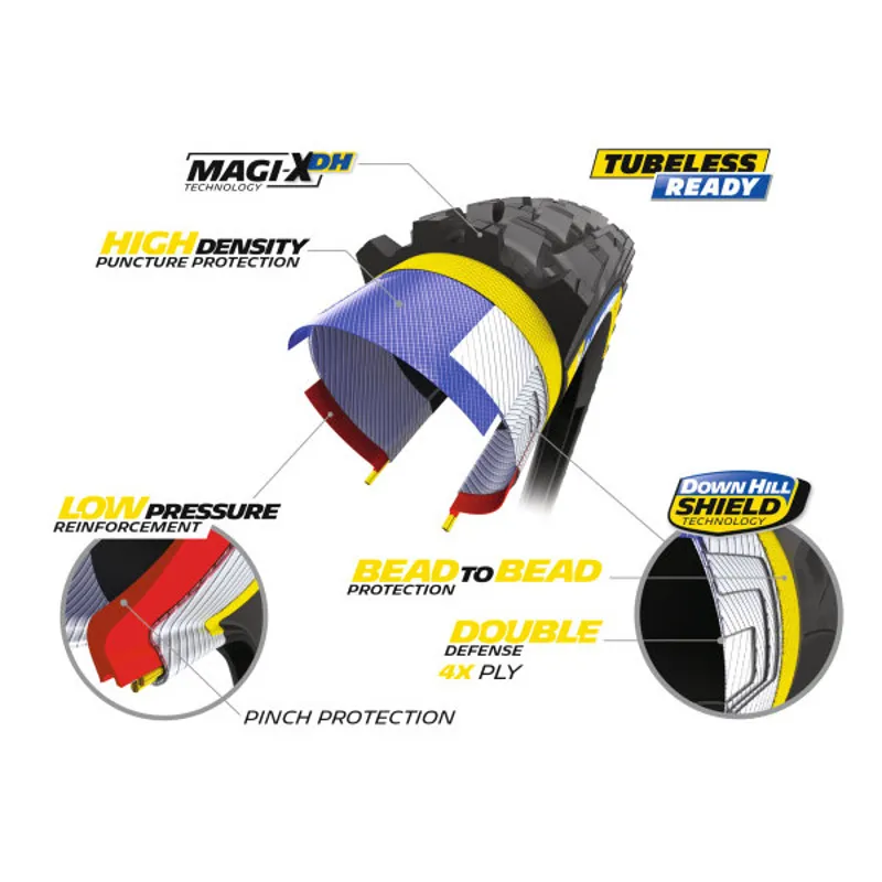 Michelin Wild Enduro Racing Line TR 29er Mountain Bike Tyre Black-2