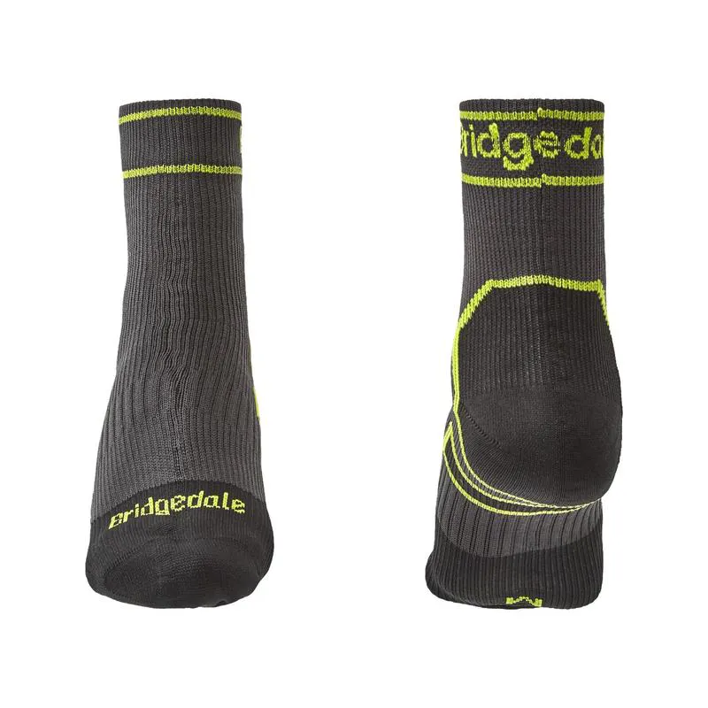 Bridgedale Storm Sock Lightweight Ankle Socks Dark Grey Large UK 9-11.5-2