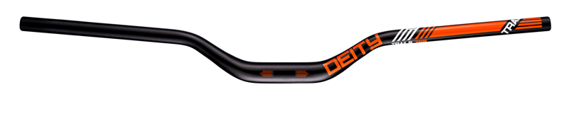 Deity Highside 31.8mm Aluminium MTB Handlebars 760mm 50mm Rise Orange-1