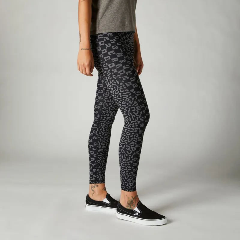 Fox AOP Detour Womens Leggings Black-2