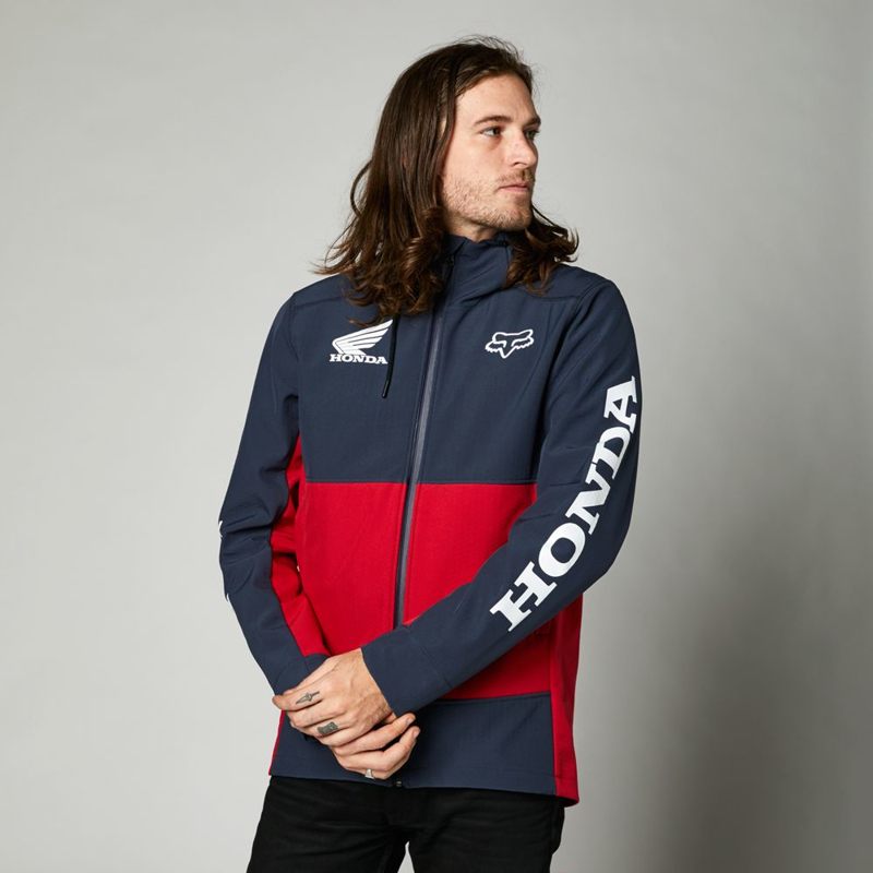 Fox Honda Pit Jacket Midnight Blue-2