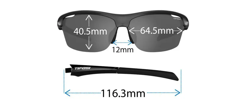 Tifosi Intense Peromance Sunglasses Single-Lense Iron Grey/GT Lense-2