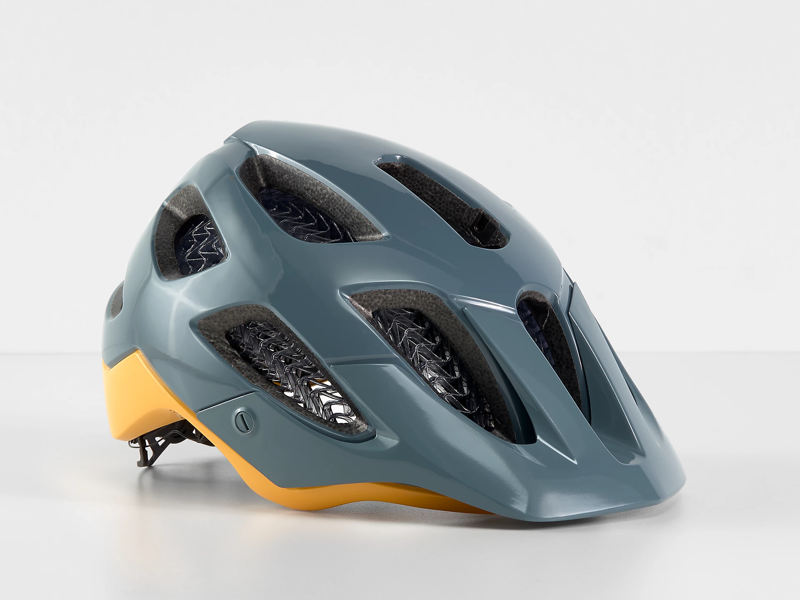 Bontrager Blaze WaveCel Mountain Bike Helmet Battleship Blue/Marigold-1