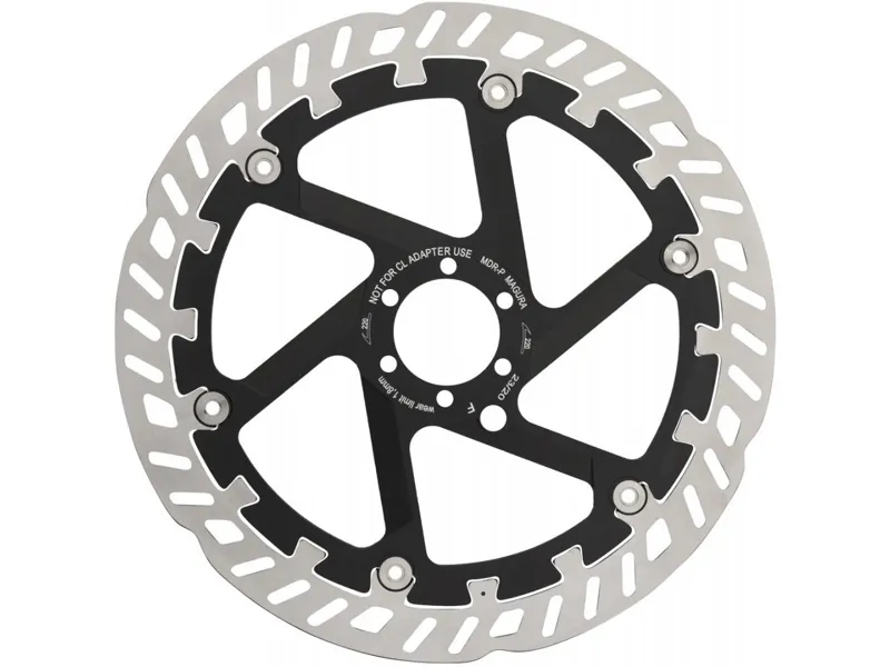 Magura MDR-P Disc Brake Rotor 180mm 6H Bolts Incl. Black/Steel-1