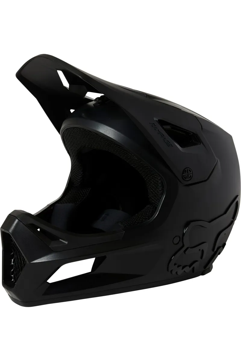 Fox Rampage Youth Full Face MTB Helmet Black/Black-1