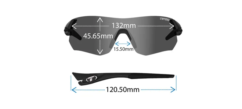 Tifosi Tsali Performance Sunglasses 3-Lense/Matte Black-4