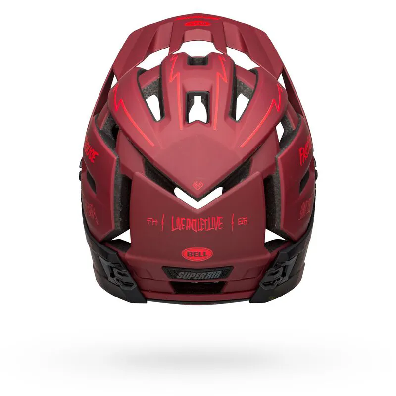 Bell Super Air R Spherical Full Face MTB Helmet Fasthouse Red/Black-4