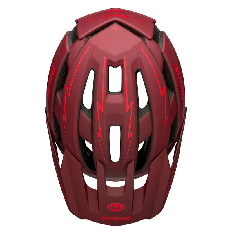 Bell Super Air R Spherical Full Face MTB Helmet Fasthouse Red/Black-5