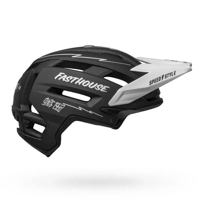 Bell Super Air R Spherical Full Face MTB Helmet Fasthouse Matt Blk/Wht-6