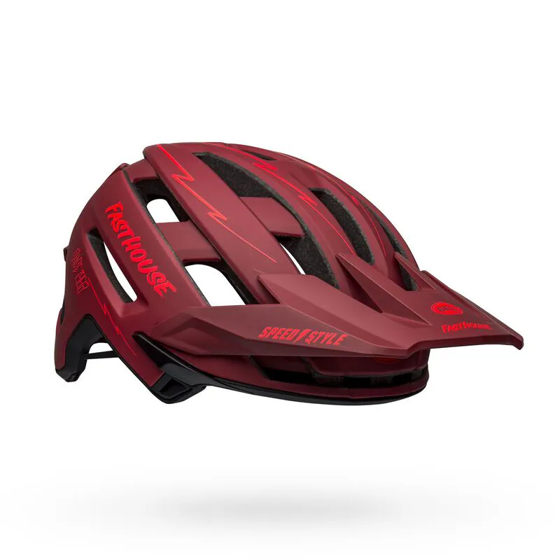 Bell Super Air R Spherical Full Face MTB Helmet Fasthouse Red/Black-7