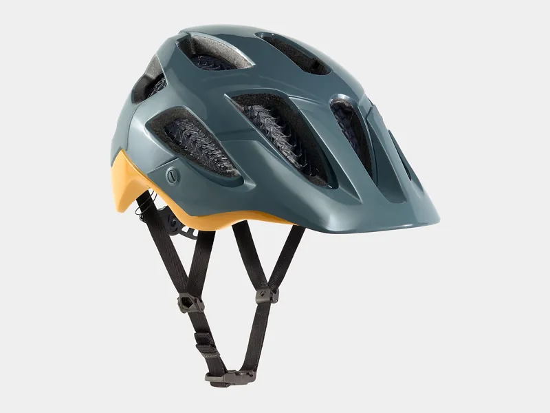 Bontrager Blaze WaveCel Mountain Bike Helmet Battleship Blue/Marigold-2
