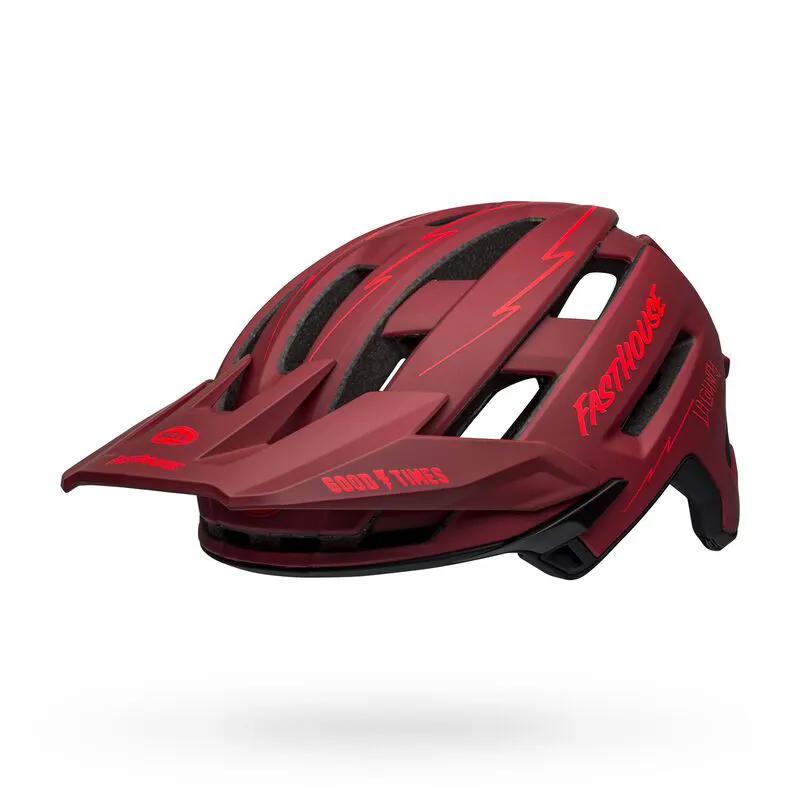 Bell Super Air R Spherical Full Face MTB Helmet Fasthouse Red/Black-8