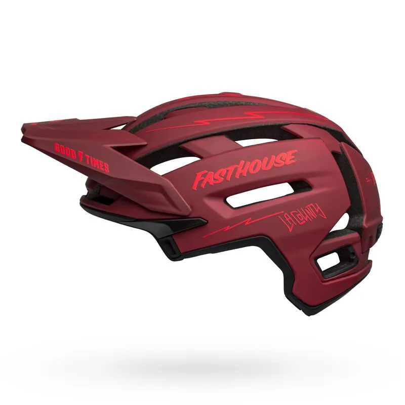 Bell Super Air R Spherical Full Face MTB Helmet Fasthouse Red/Black-9