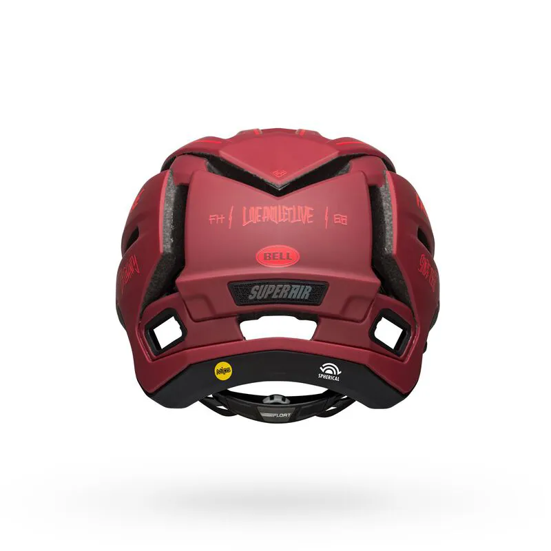 Bell Super Air R Spherical Full Face MTB Helmet Fasthouse Red/Black-10