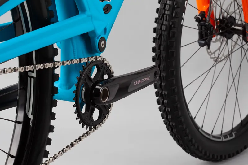 Orange Stage Evo SE Mountain Bike 2022 Matt Cyan Blue -5
