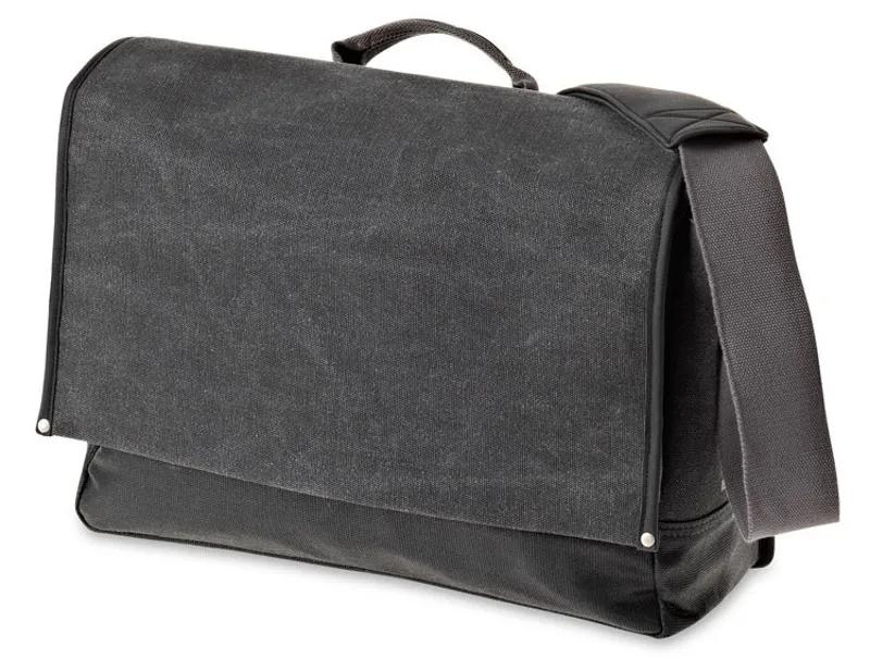 Basil Urban Fold 16L Messenger Bag Charcoal