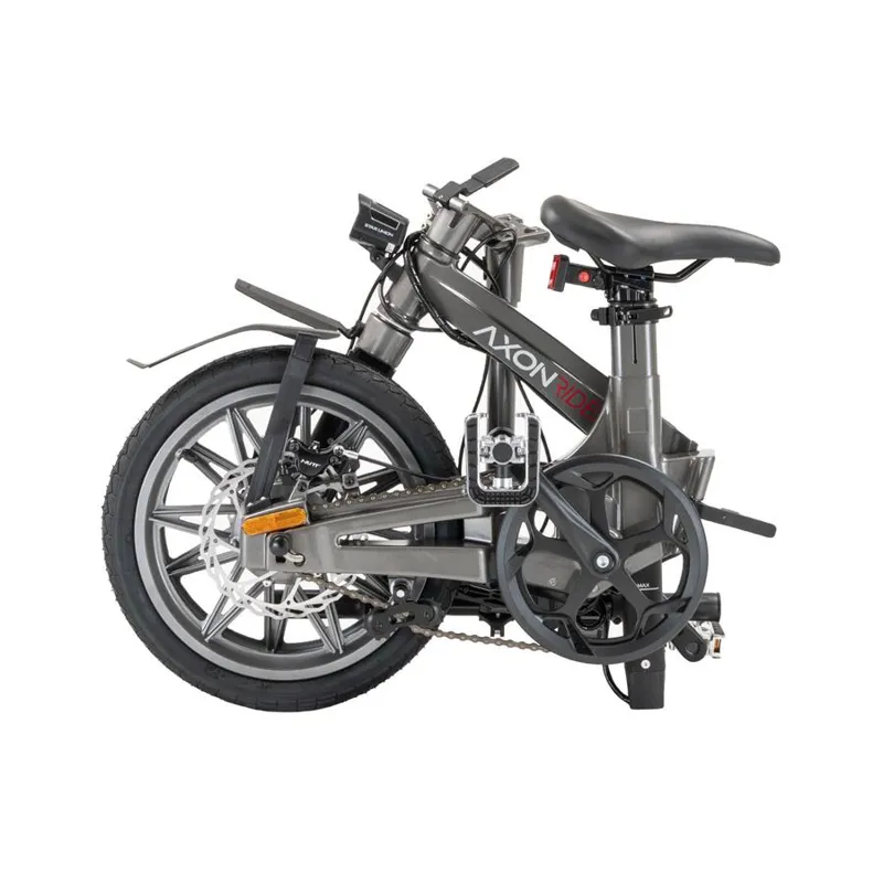 Axon Rides Pro Electric Folding Bike Dark Grey -2