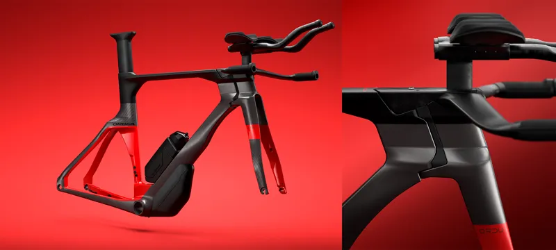 Orbea Ordu M20 LTD Ultegra Disc Triathlon Bike 2021 Speed Silver/Red -2