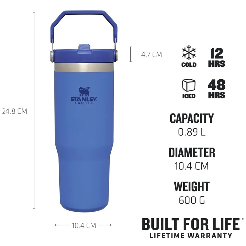 Stanley IceFlow Flip Straw Tumbler 0.89L Iris-3