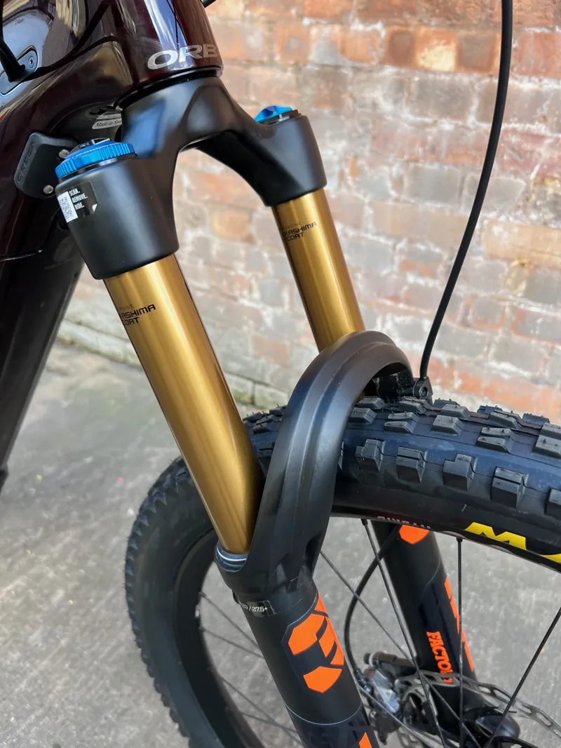 2nd Hand Orbea Wild FS M-Team XL Electric Mountain Bike Red/Carbon-9