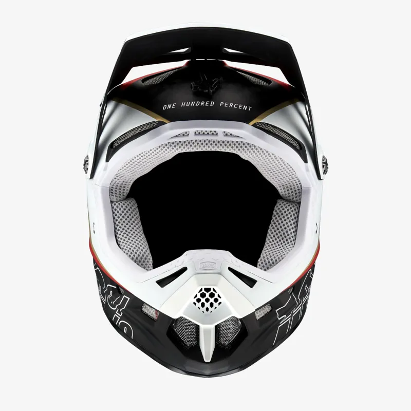 100 Percent Aircraft Carbon MIPS Full Face Helmet LTD Red-1