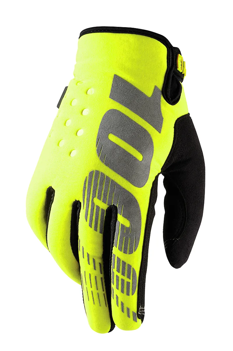 100 Percent Brisker Gloves Yellow