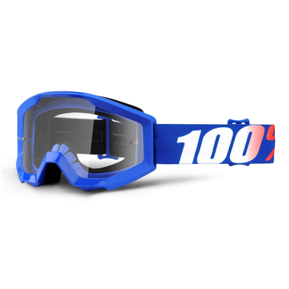 100 Percent 100 Percent Strata Youth Goggles Nation/Clear Lens