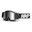 100 Percent Racecraft Goggles Abyss Black/Silver Mirrored Lens