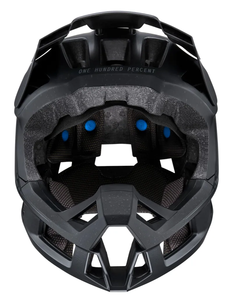 100 Percent Trajecta Full Face Helmet Black-1