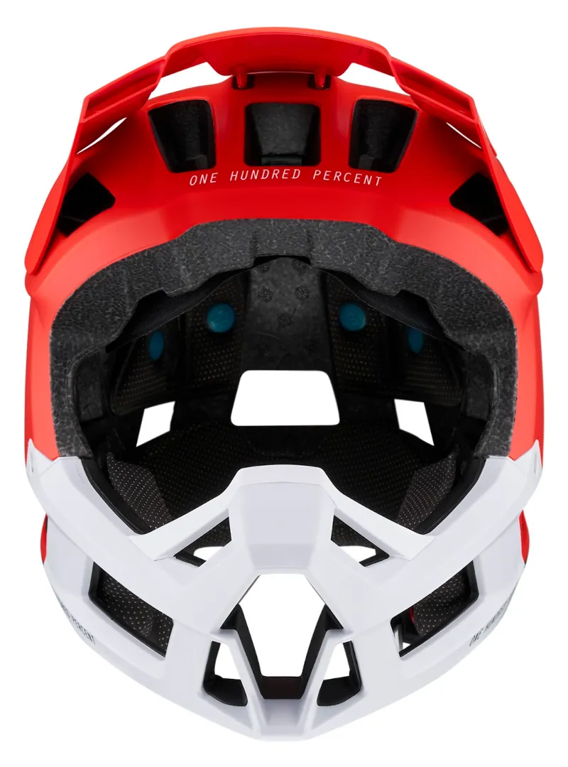 100 Percent Trajecta Full Face Helmet Red-1
