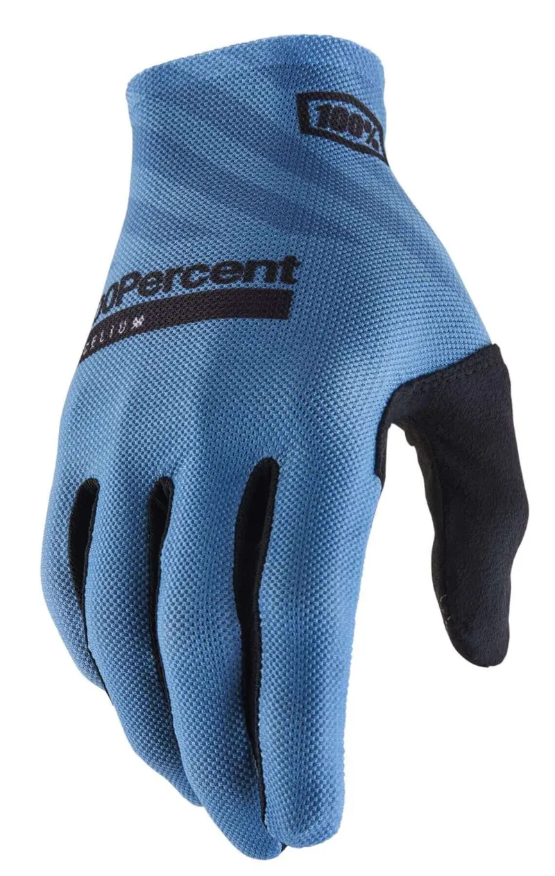 100 Percent Celium MTB Gloves Slate Blue