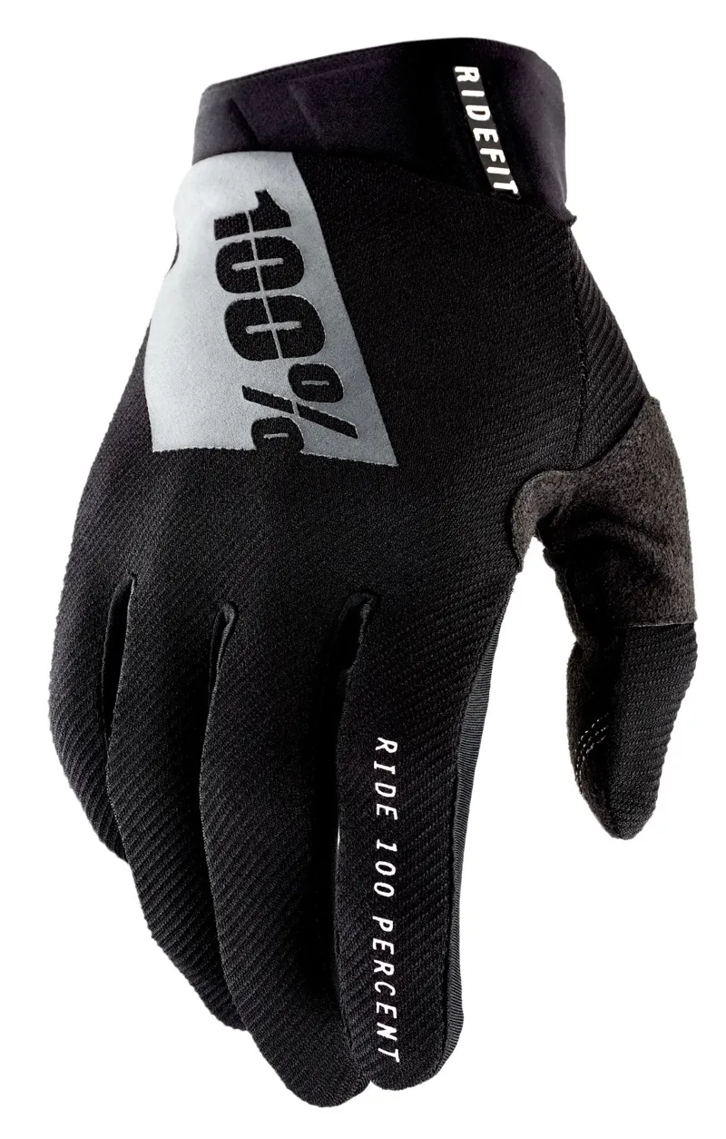 100 Percent Ridefit MTB Gloves Black 