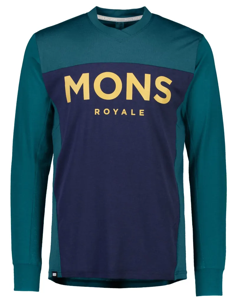 Mons Royale Redwood Enduro VLS LS Jersey Deep Teal/Navy