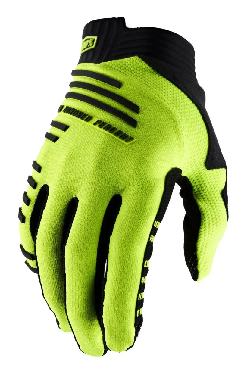 100 Percent R-Core MTB Gloves Fluo Yellow