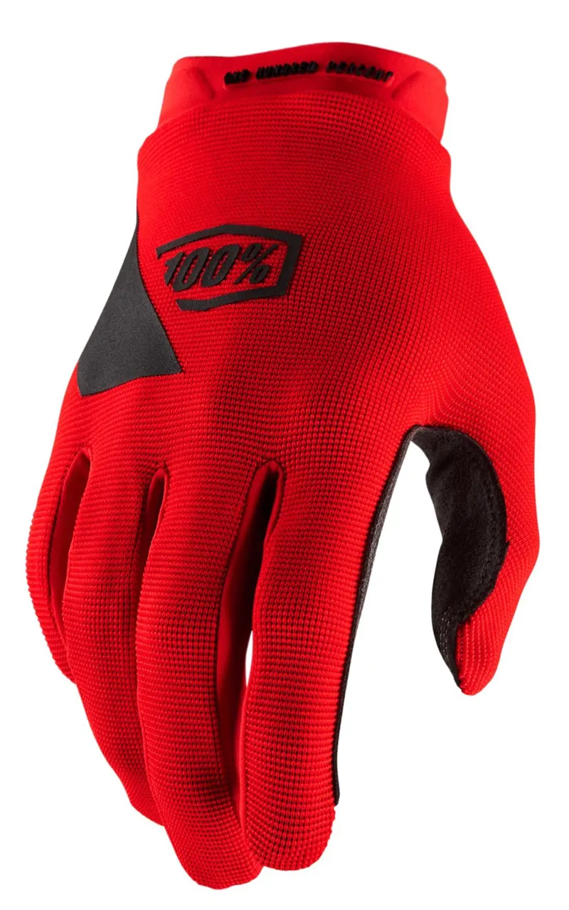 100 Percent Ridecamp MTB Gloves Red 
