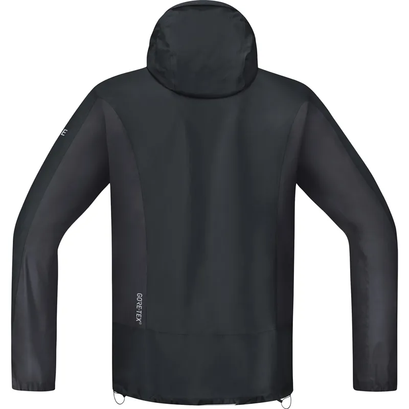 Gore C5 Gore-Tex Active Trail Hooded Jacket Black/Terra Grey-1