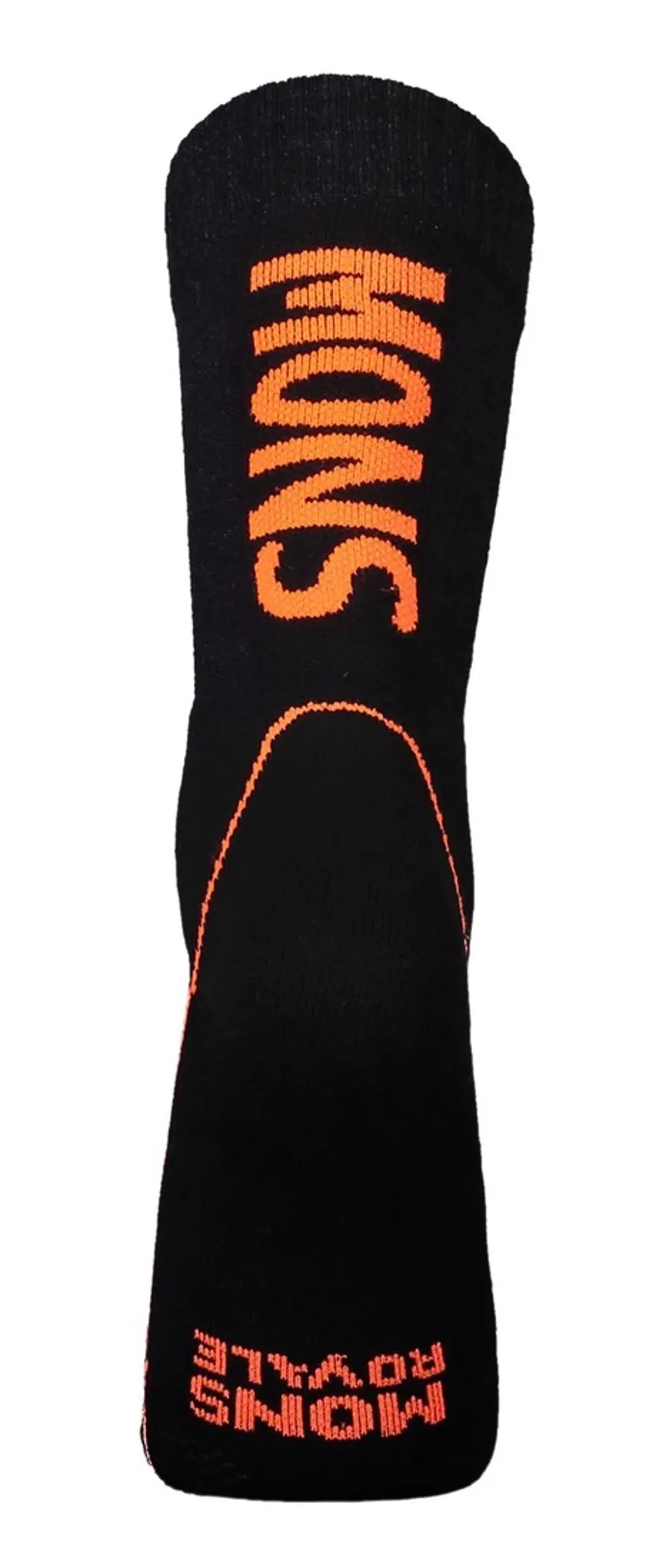 Mons Royale Womens MTB 9in Tech Sock Up Down Black/Neon-1