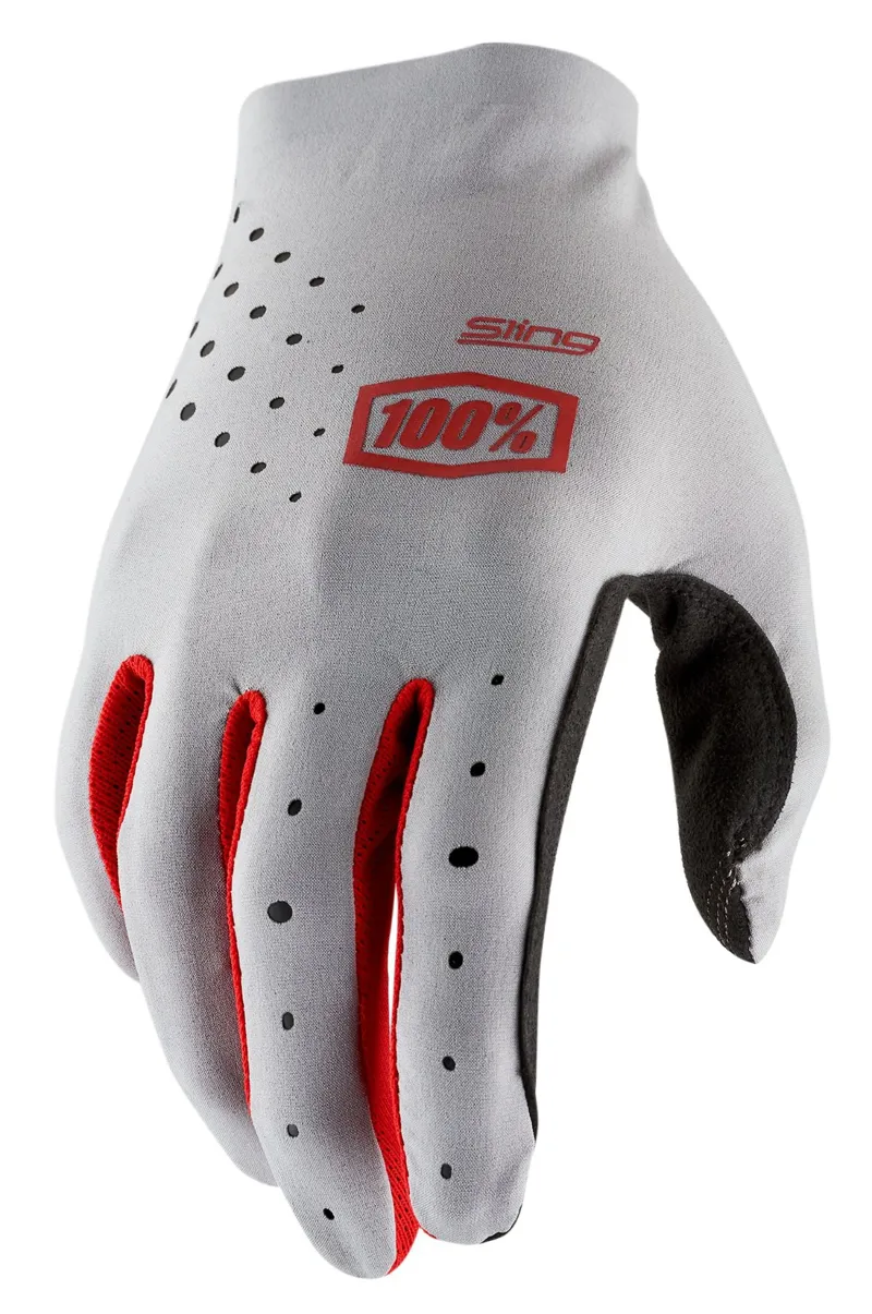 100 Percent Sling MX Gloves Grey