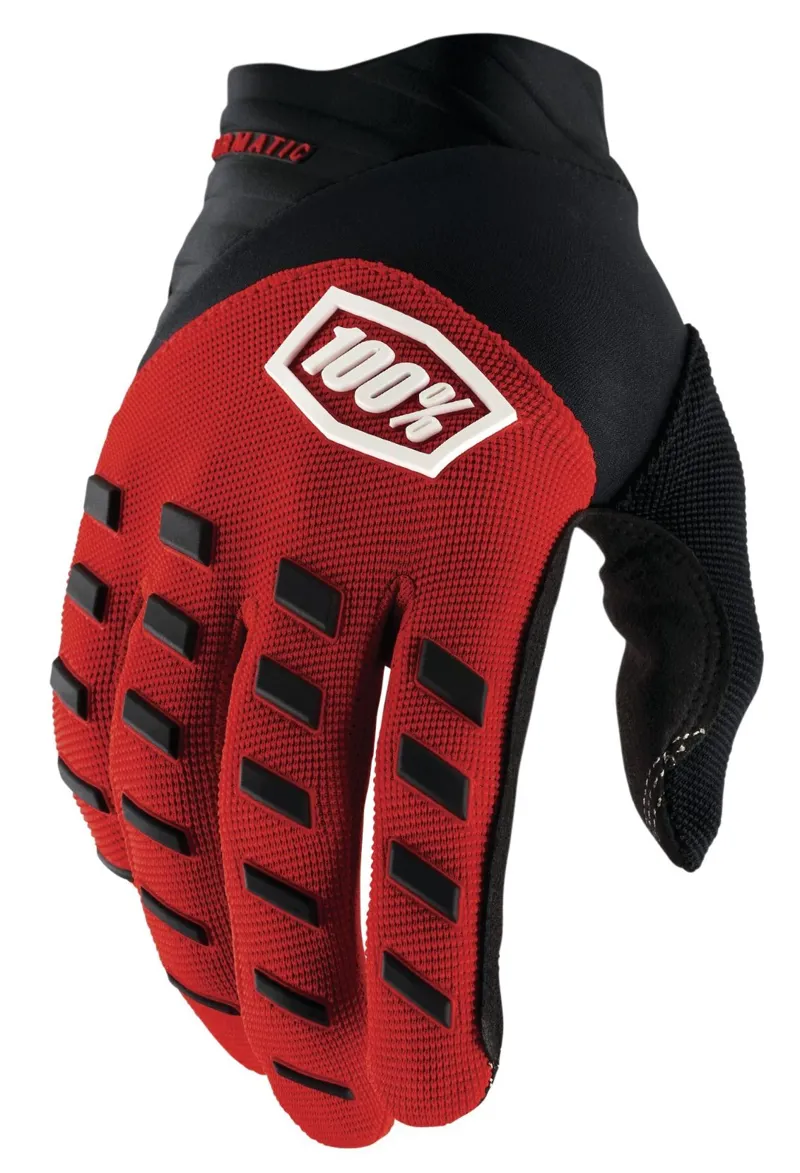 100 Percent Airmatic MTB Gloves Red/Black