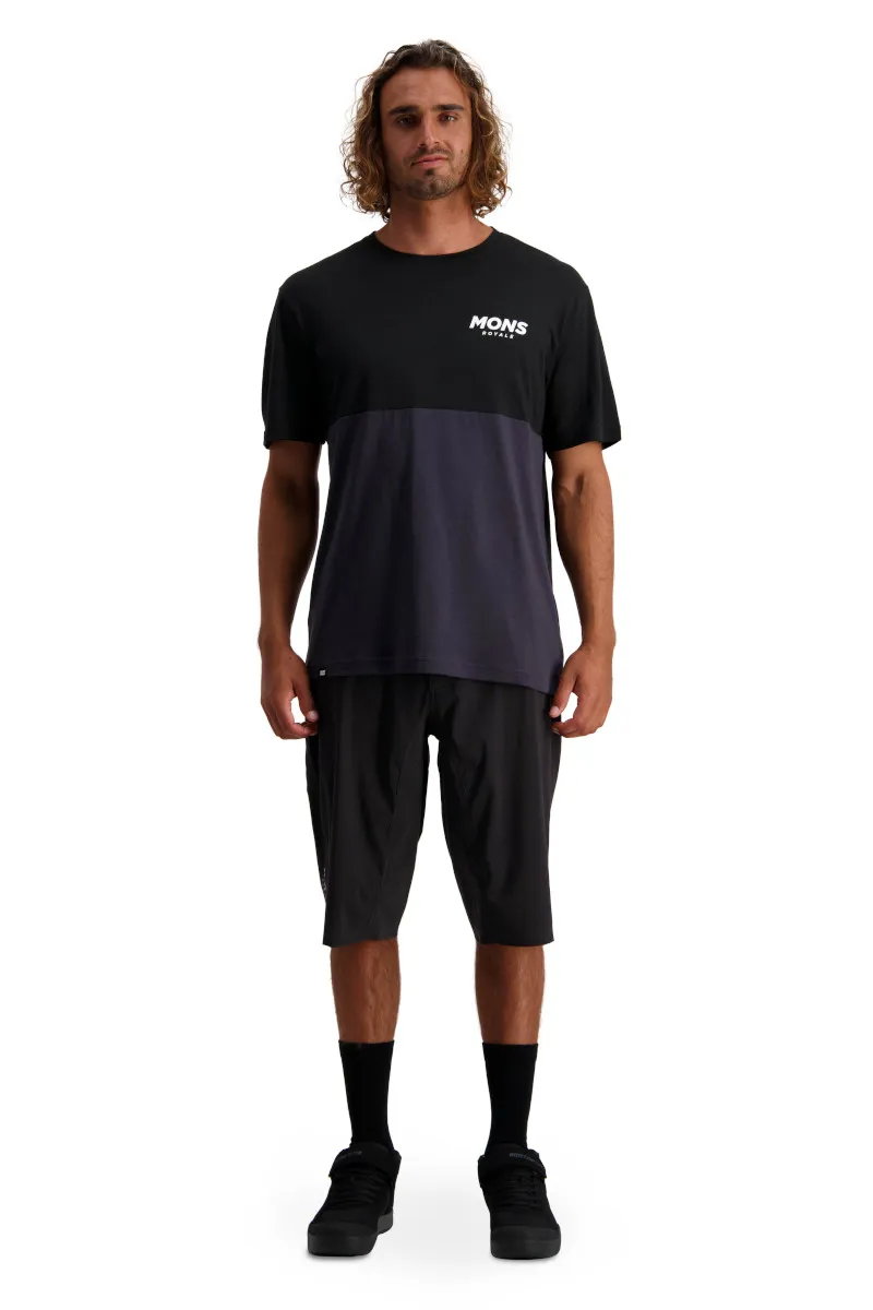 Mons Royale Tarn Freeride SS Jersey Black/9 Iron-3