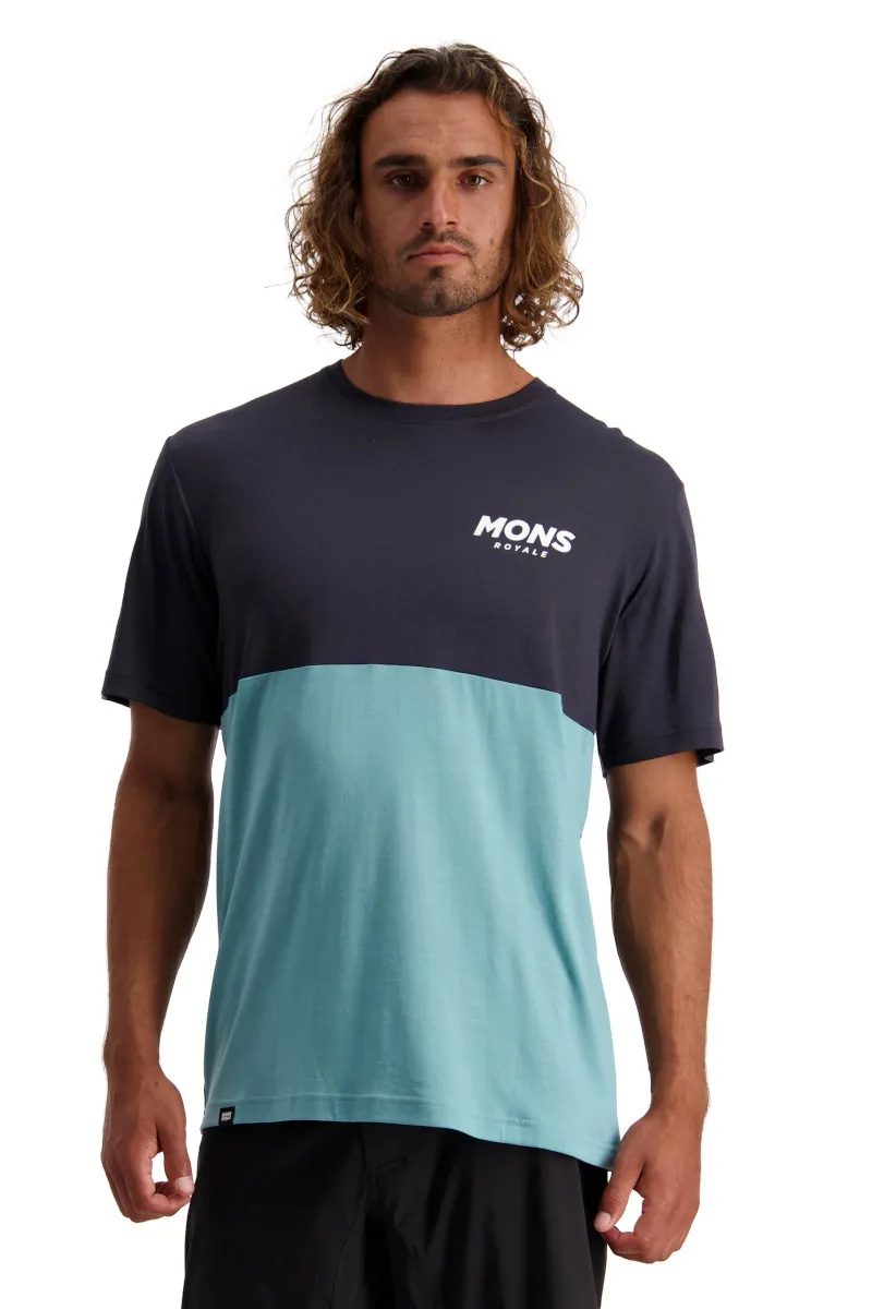 Mons Royale Tarn Freeride SS Jersey 9 Iron/Sage-1