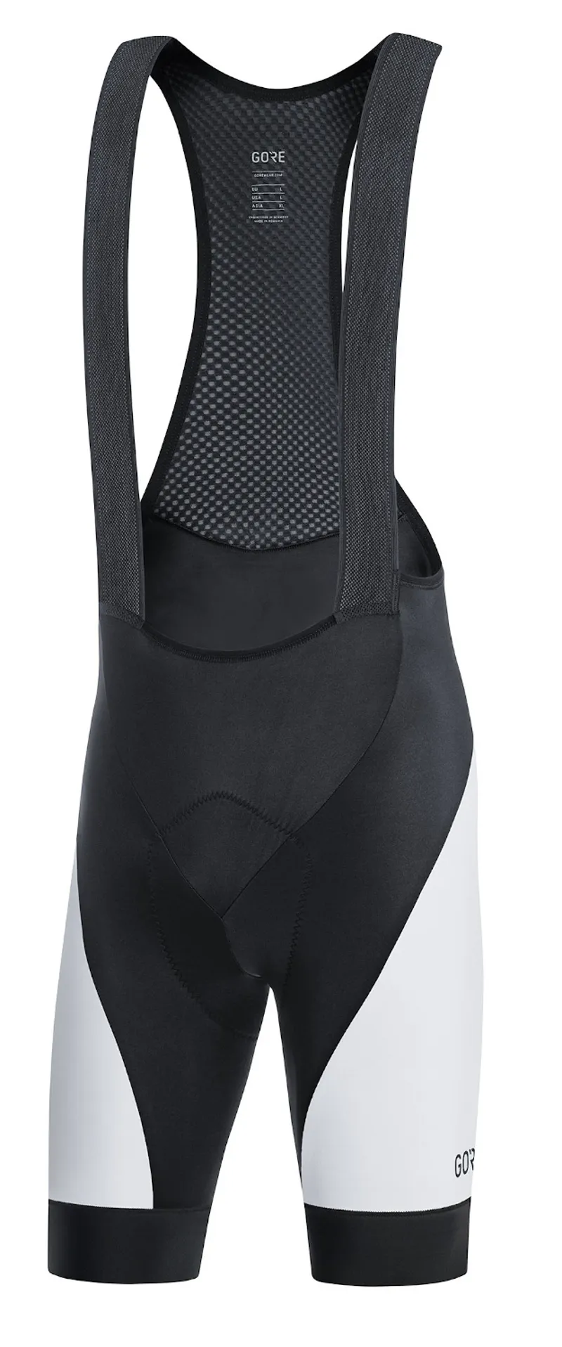 Gore C3 Bib Shorts+ with Pad Black/White